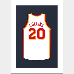 John Collins Atlanta Jersey Qiangy Posters and Art